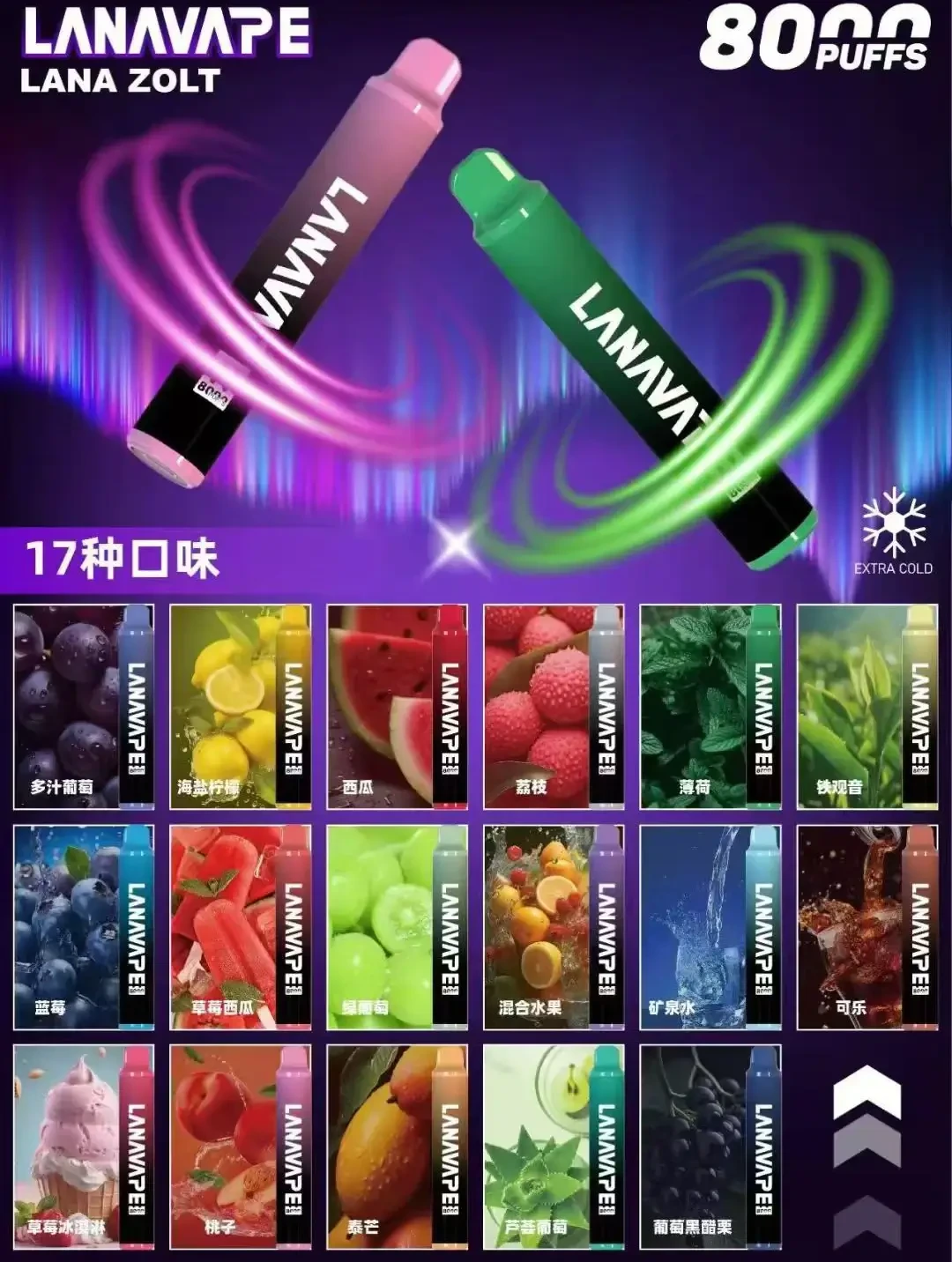 LANA LANA 8000口 一次性拋棄 可充電